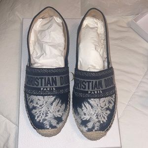 Dior Espadrilles - Granville - Tie & Dior Embr - WORN ONCE MINT